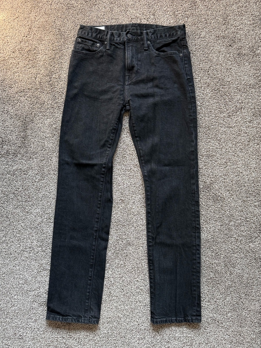 Gap Black Straight Jeans
